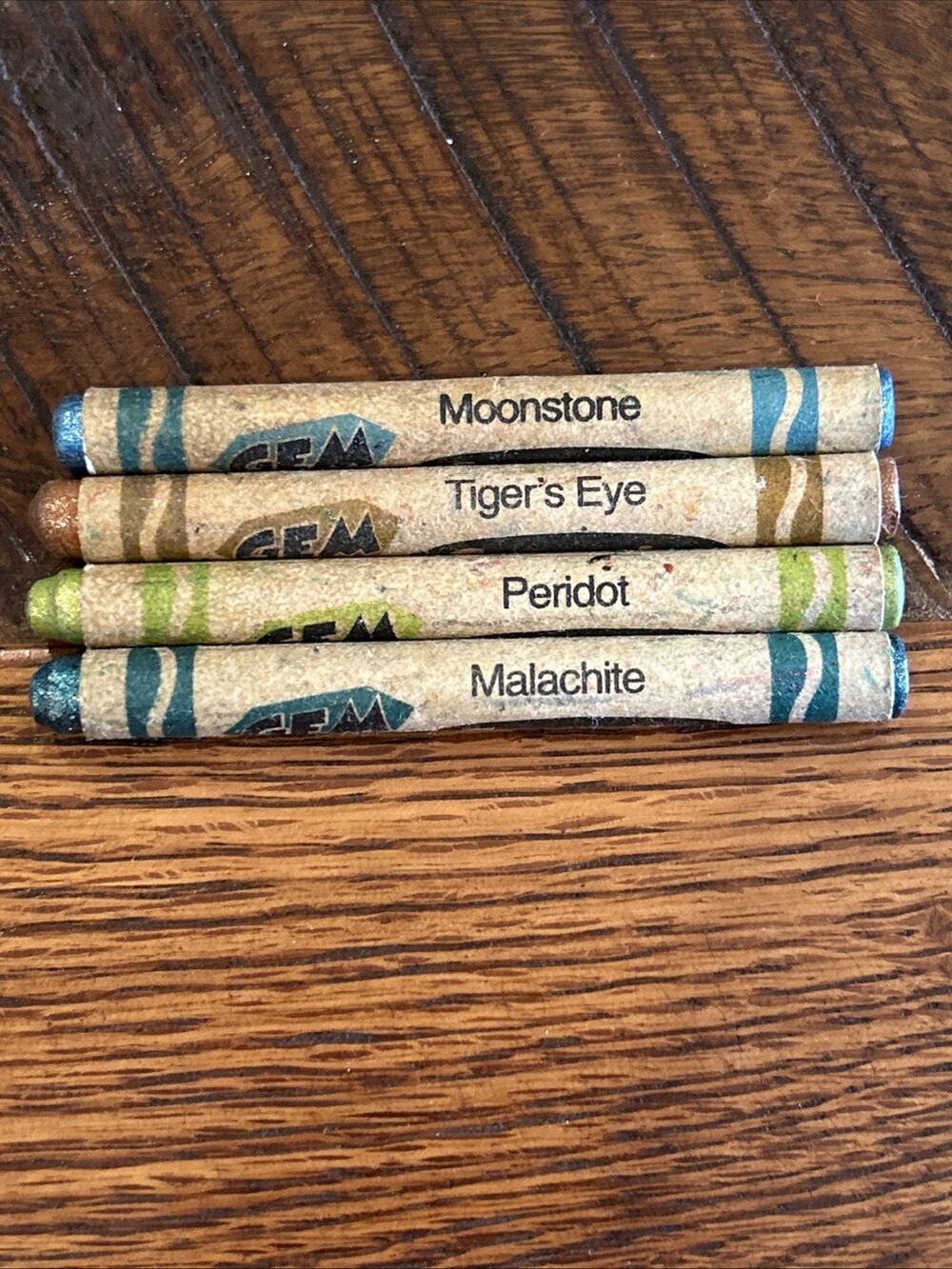 1994 Crayola Gem Tones Crayons Lot of 4 Rare Retired Colors Vintage Binney Smith